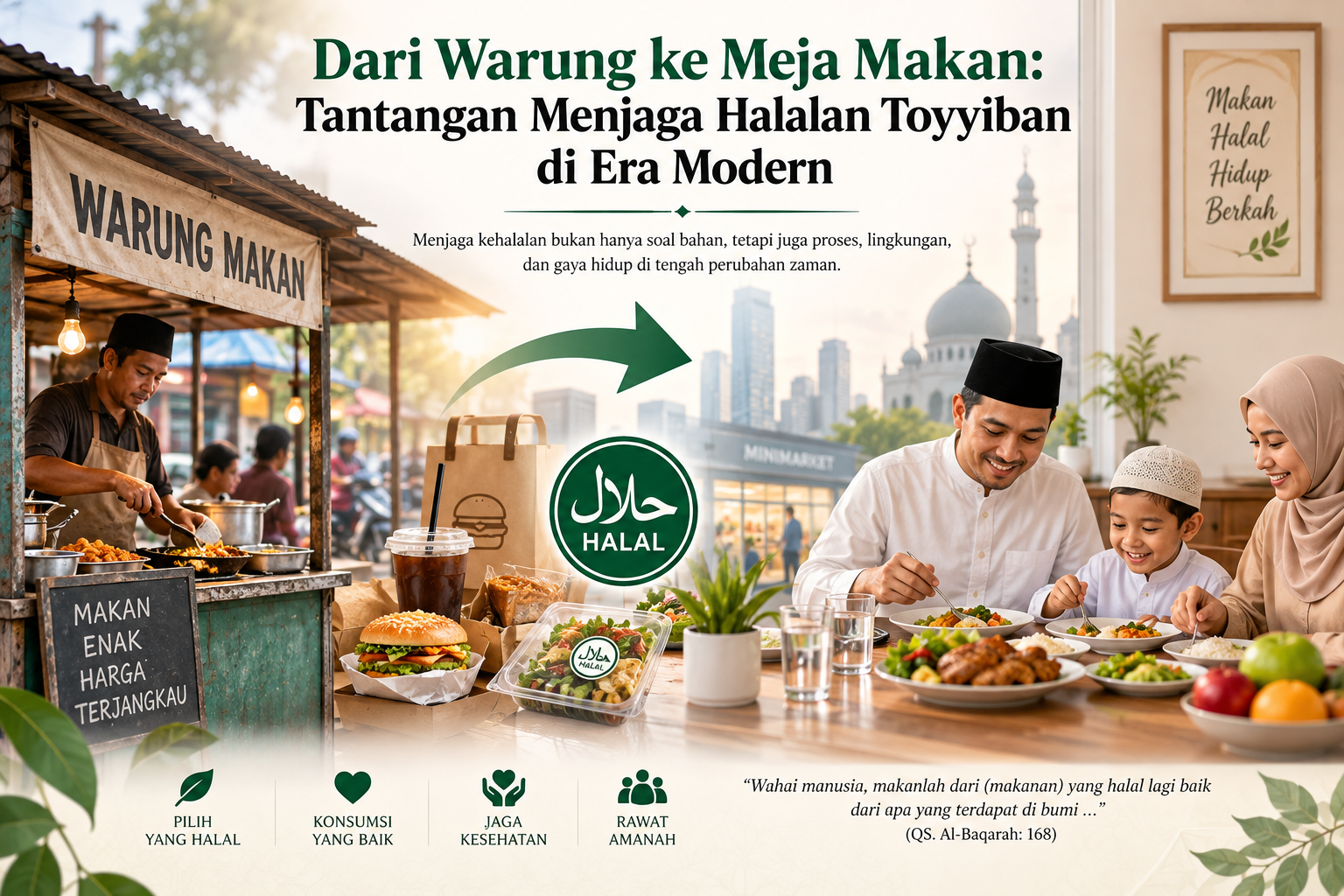 Dari Warung ke Meja Makan: Tantangan Menjaga Halalan Toyyiban di Era Modern