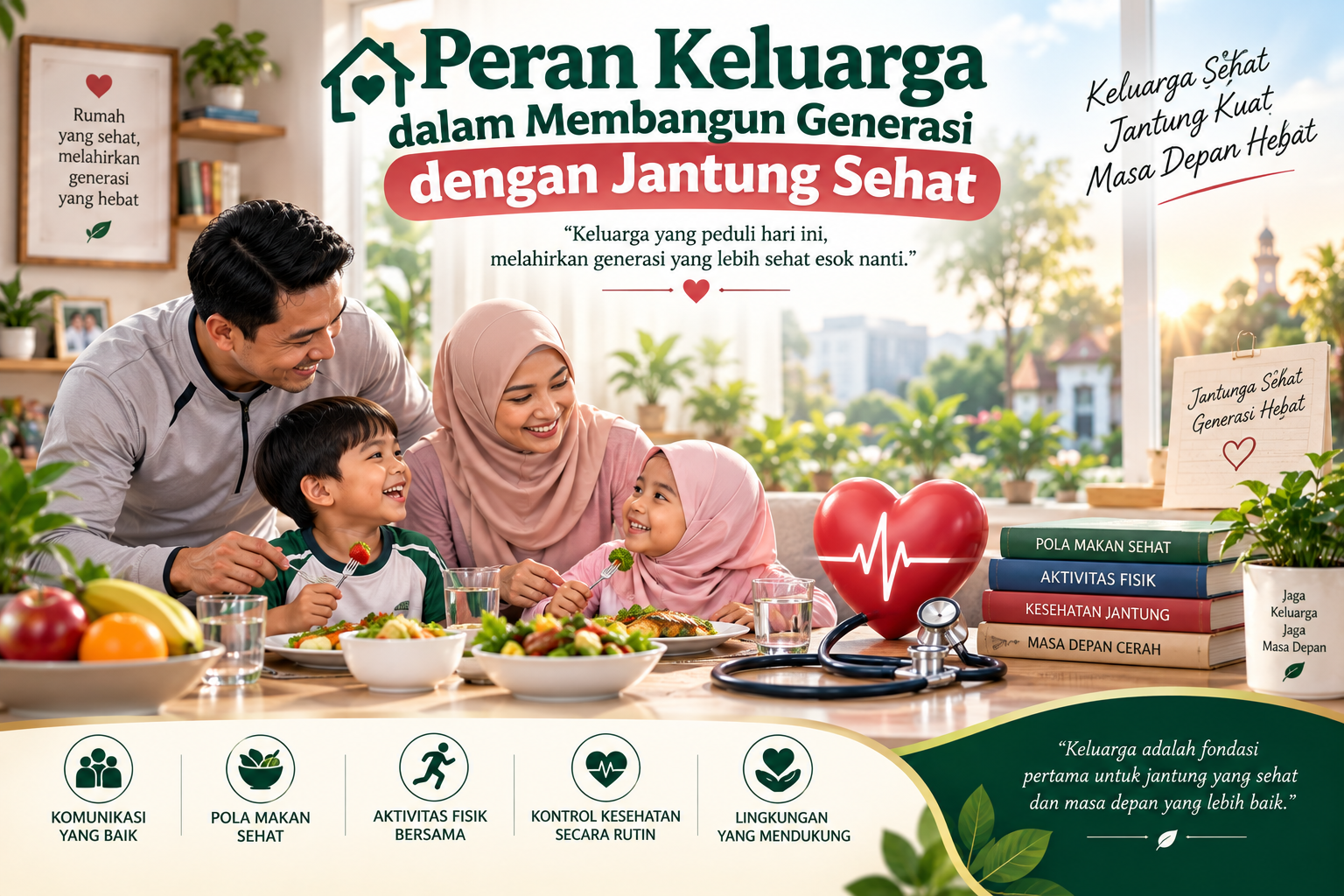 Peran Keluarga dalam Membangun Generasi dengan Jantung Sehat Peran Keluarga dalam Membangun Generasi dengan Jantung Sehat